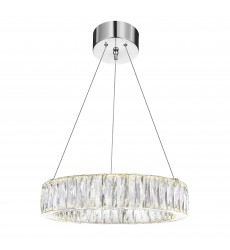  Juno LED Chandelier With Chrome Finish (5704P20-1-601) - CWI