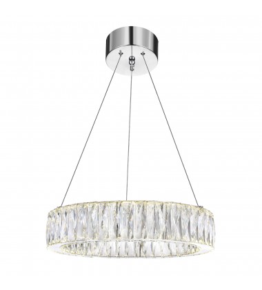  Juno LED Chandelier With Chrome Finish (5704P20-1-601) - CWI