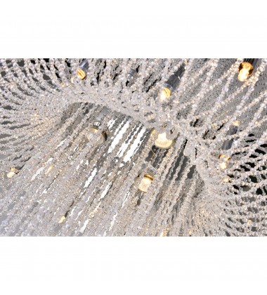  Waterfall 23 Light Flush Mount With Chrome Finish (6615C32C) - CWI