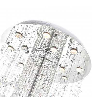  Hallway 20 Light Flush Mount With Chrome Finish (6627C26C) - CWI