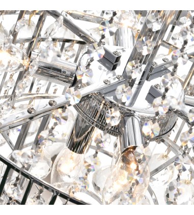  Hallway 20 Light Flush Mount With Chrome Finish (6627C26C) - CWI