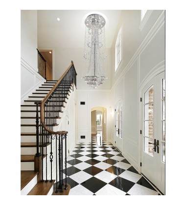  Hallway 20 Light Flush Mount With Chrome Finish (6627C26C) - CWI