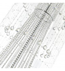  Hallway 32 Light Flush Mount With Chrome Finish (6627C32C) - CWI