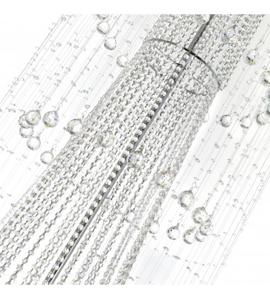  Hallway 32 Light Flush Mount With Chrome Finish (6627C32C) - CWI