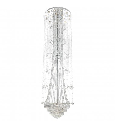  Hallway 32 Light Flush Mount With Chrome Finish (6627C32C) - CWI