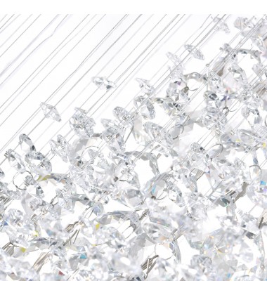  Ribbon 10 Light Flush Mount With Chrome Finish (6629C26C) - CWI