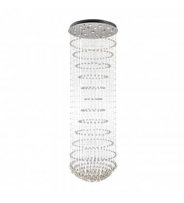  Hallway 18 Light Flush Mount With Chrome Finish (6630C35C) - CWI