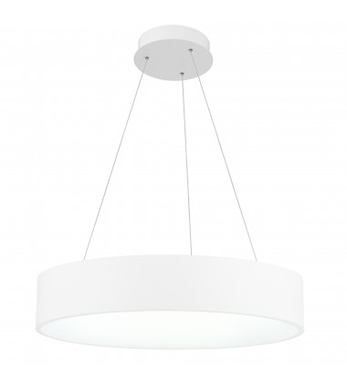 Arenal LED Drum Shade Pendant With White Finish (7103P18-1-104) - CWI  Arenal LED Drum Shade Pendant With White Finish (7103P18-1-104) - CWI