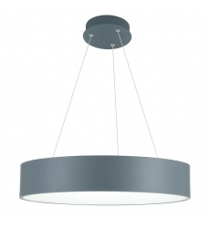 Arenal LED Drum Shade Pendant With Gray & White Finish (7103P18-1-167) - CWI  Arenal LED Drum Shade Pendant With Gray & White Finish (7103P18-1-167) - CWI