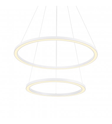  Chalice LED Chandelier With White Finish (7112P24-103) - CWI