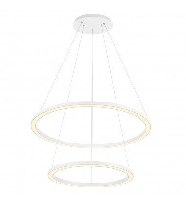  Chalice LED Chandelier With White Finish (7112P24-103) - CWI