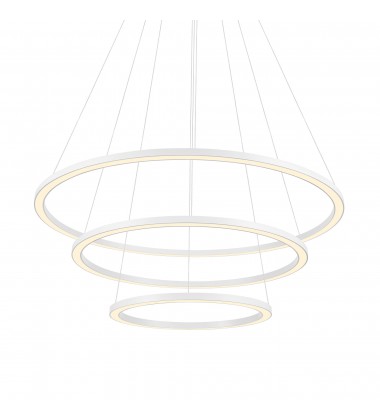  Chalice LED Chandelier With White Finish (7112P31-103) - CWI