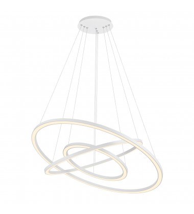  Chalice LED Chandelier With White Finish (7112P31-103) - CWI