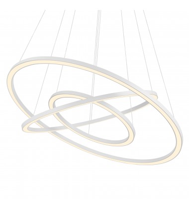  Chalice LED Chandelier With White Finish (7112P31-103) - CWI