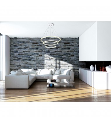  Chalice LED Chandelier With White Finish (7112P31-103) - CWI