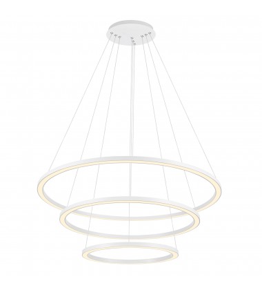  Chalice LED Chandelier With White Finish (7112P31-103) - CWI