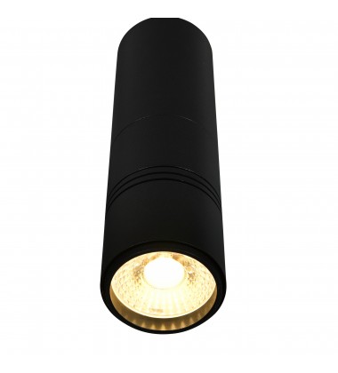  Stowe LED Down Mini Pendant With Black & Wood Finish (7117P3-1-101-B) - CWI