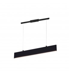  Krista LED Chandelier With Satin Black Finish (7145P25-1-253-RC) - CWI