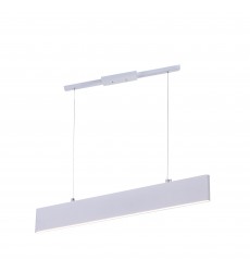  Krista LED Chandelier With Satin White Finish (7145P25-1-266-RC) - CWI