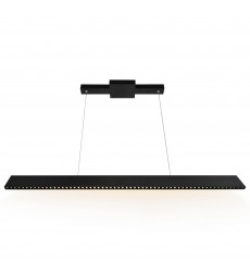  Bellagio 45 in LED Integrated Black Chandelier (7145P45-A-101) - CWI