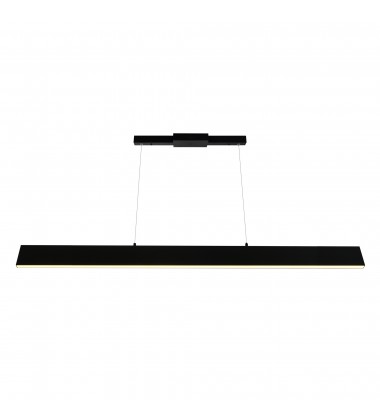  Krista LED Chandelier With Satin Black Finish (7145P47-1-253-RC) - CWI