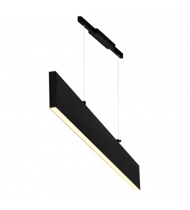  Krista LED Chandelier With Satin Black Finish (7145P47-1-253-RC) - CWI