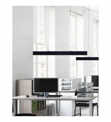  Krista LED Chandelier With Satin Black Finish (7145P47-1-253-RC) - CWI