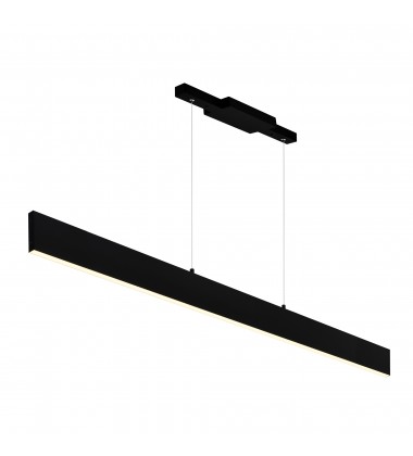  Krista LED Chandelier With Satin Black Finish (7145P47-1-253-RC) - CWI