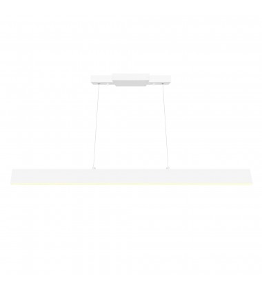  Krista LED Chandelier With Satin White Finish (7145P47-1-266-RC) - CWI