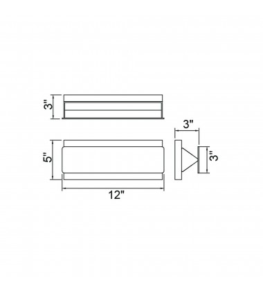 Lilliana LED Wall Sconce With White Finish (7147W12-103) - CWI  Lilliana LED Wall Sconce With White Finish (7147W12-103) - CWI