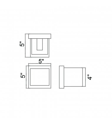 Lilliana LED Wall Sconce With Black Finish (7148W4-101-S) - CWI  Lilliana LED Wall Sconce With Black Finish (7148W4-101-S) - CWI