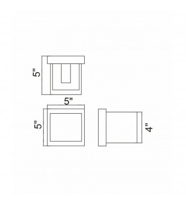 Lilliana LED Wall Sconce With White Finish (7148W4-103-S) - CWI  Lilliana LED Wall Sconce With White Finish (7148W4-103-S) - CWI