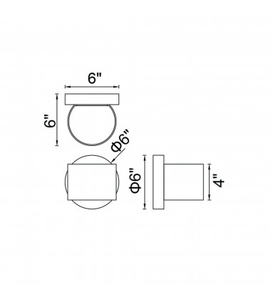 Lilliana LED Wall Sconce With White Finish (7148W5-103-R) - CWI  Lilliana LED Wall Sconce With White Finish (7148W5-103-R) - CWI