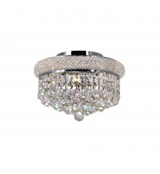  Empire 3 Light Flush Mount With Chrome Finish (8001C12C) - CWI