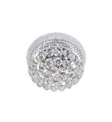  Empire 4 Light Flush Mount With Chrome Finish (8001C14C) - CWI
