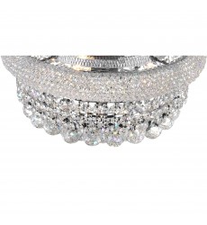  Empire 8 Light Flush Mount With Chrome Finish (8001C20C) - CWI