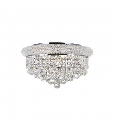  Empire 8 Light Flush Mount With Chrome Finish (8001C20C) - CWI