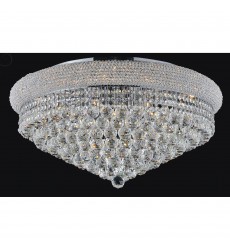  Empire 20 Light Flush Mount With Chrome Finish (8001C36C) - CWI