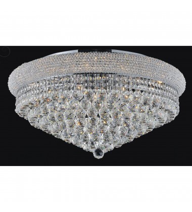 Empire 20 Light Flush Mount With Chrome Finish (8001C36C) - CWI Empire 20 Light Flush Mount With Chrome Finish (8001C36C) - CWI