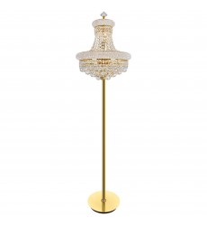  Empire 8 Light Floor Lamp With Gold Finish (8001F18G) - CWI
