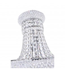  Empire 8 Light Down Chandelier With Chrome Finish (8001P18C) - CWI