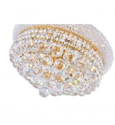  Empire 8 Light Down Chandelier With Gold Finish (8001P18G) - CWI