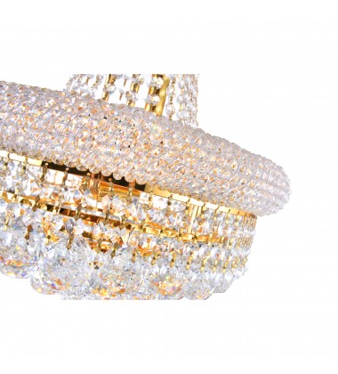Empire 8 Light Down Chandelier With Gold Finish (8001P18G) - CWI Empire 8 Light Down Chandelier With Gold Finish (8001P18G) - CWI