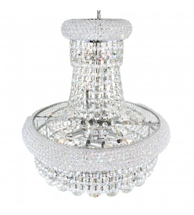 Empire 14 Light Down Chandelier With Chrome Finish (8001P20C) - CWI Empire 14 Light Down Chandelier With Chrome Finish (8001P20C) - CWI