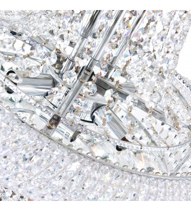 Empire 14 Light Down Chandelier With Chrome Finish (8001P20C) - CWI Empire 14 Light Down Chandelier With Chrome Finish (8001P20C) - CWI