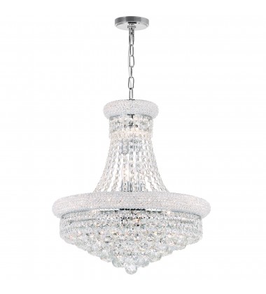 Empire 14 Light Down Chandelier With Chrome Finish (8001P20C) - CWI Empire 14 Light Down Chandelier With Chrome Finish (8001P20C) - CWI