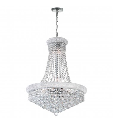 Empire 17 Light Down Chandelier With Chrome Finish (8001P24C) - CWI Empire 17 Light Down Chandelier With Chrome Finish (8001P24C) - CWI