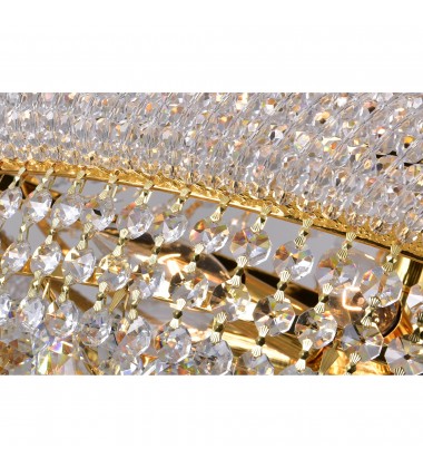 Empire 17 Light Down Chandelier With Gold Finish (8001P24G) - CWI Empire 17 Light Down Chandelier With Gold Finish (8001P24G) - CWI
