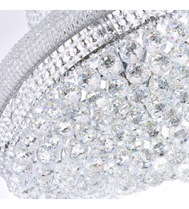 Empire 18 Light Down Chandelier With Chrome Finish (8001P28C) - CWI Empire 18 Light Down Chandelier With Chrome Finish (8001P28C) - CWI