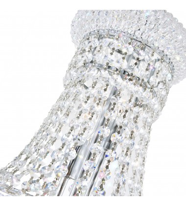 Empire 18 Light Down Chandelier With Chrome Finish (8001P28C) - CWI Empire 18 Light Down Chandelier With Chrome Finish (8001P28C) - CWI